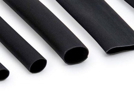 Termorretráctil negro para cable - 127 uds