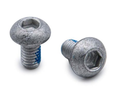 Tornillo plateado M5x10 para discos de freno - 50 uds