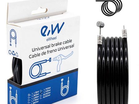 Camisa y cable de freno negro 1,95m