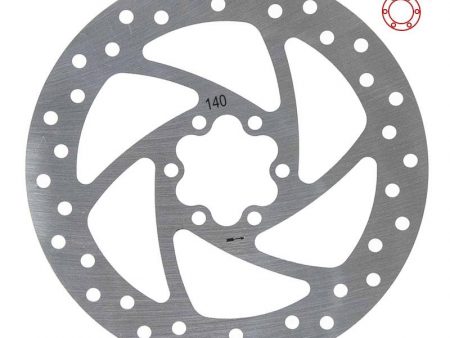 Disco de freno 140mm 6H plata