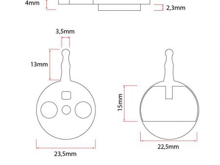 CT010-R pastilla resina - 2 juegos