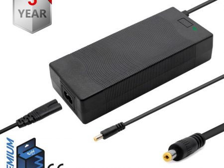 Cargador premium 48V (salida 54,6v) 2A conector DC 5,5x2,5mm