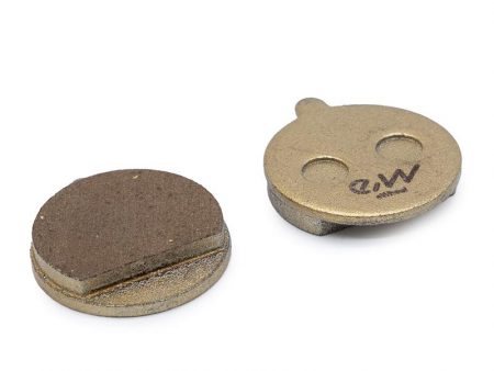 Pastilla de freno CT005-M de cobre redonda con tetón - 2 juegos