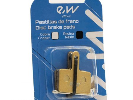 Pastilla de freno RT004-M de cobre cuadrada con tetón - 2 juegos