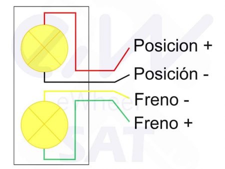 Guardabarros con luz GB4