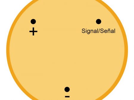 Acelerador con apertura completa con conector waterproof 25cm negro - Modelo 1