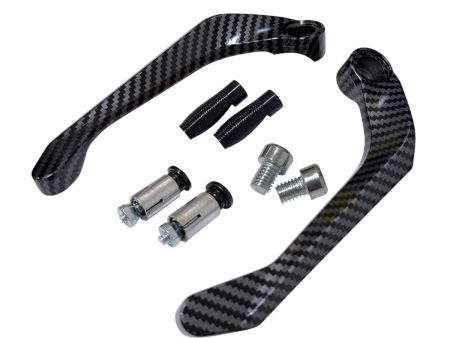 PEGS Protector Cubre Maneta Carbono Negro ( Izquierda Derecha )