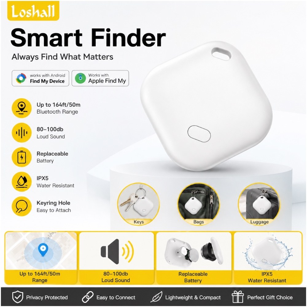Rastreador – Localizador para patinete (compatible con Android y Apple Find My))
