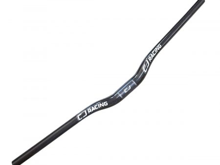 Manillar de Bici MTB Fibra de Carbono Color Plata