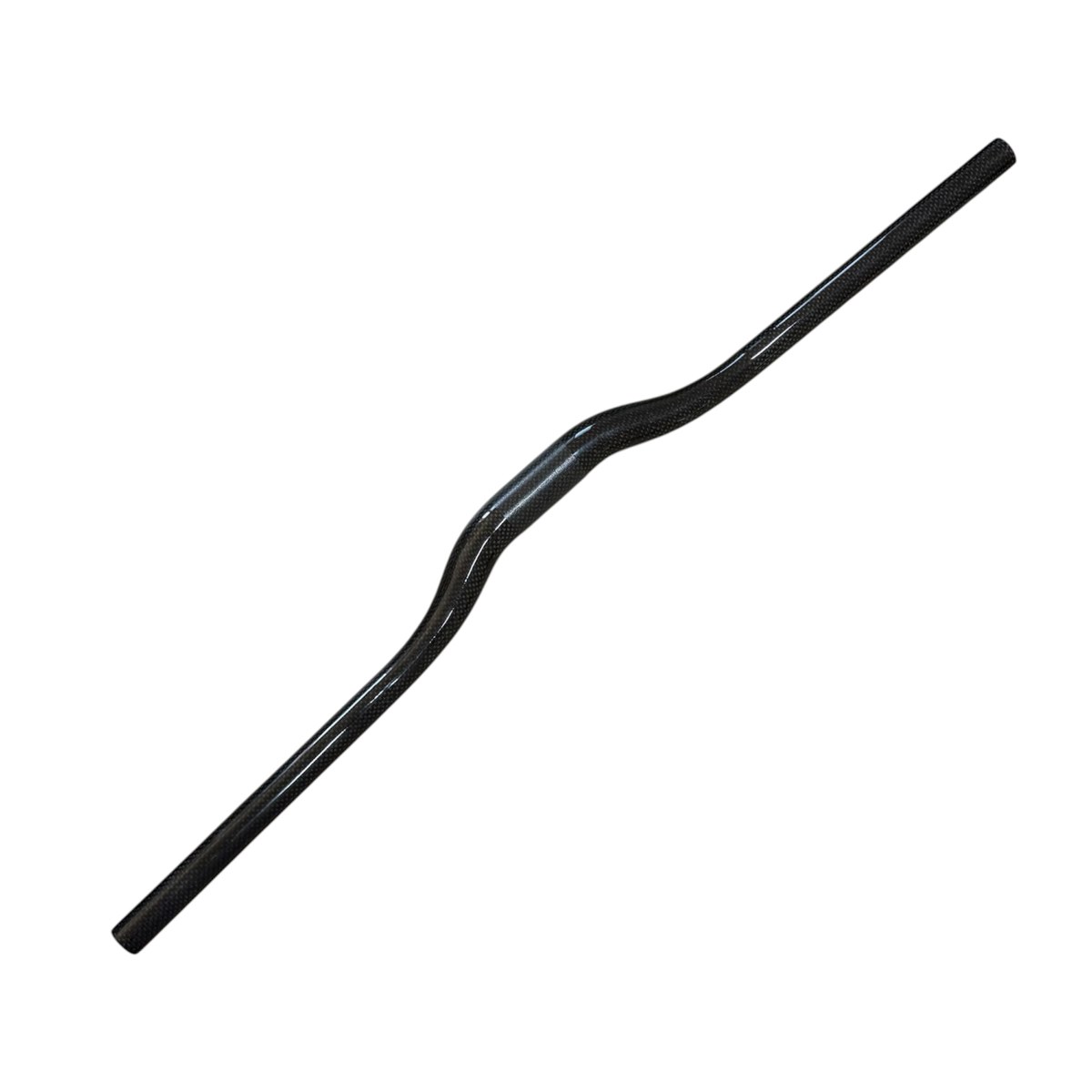 Manillar de Bici MTB Fibra de Carbono Color Rojo