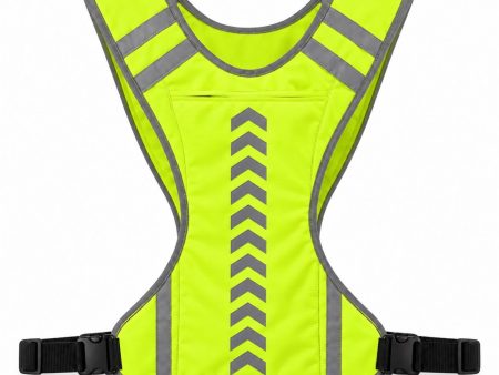 Chaleco Reflectante Ajustable con Bolsillo Verde