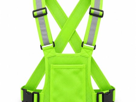 Chaleco Reflectante Ajustable con Bolsillo Verde