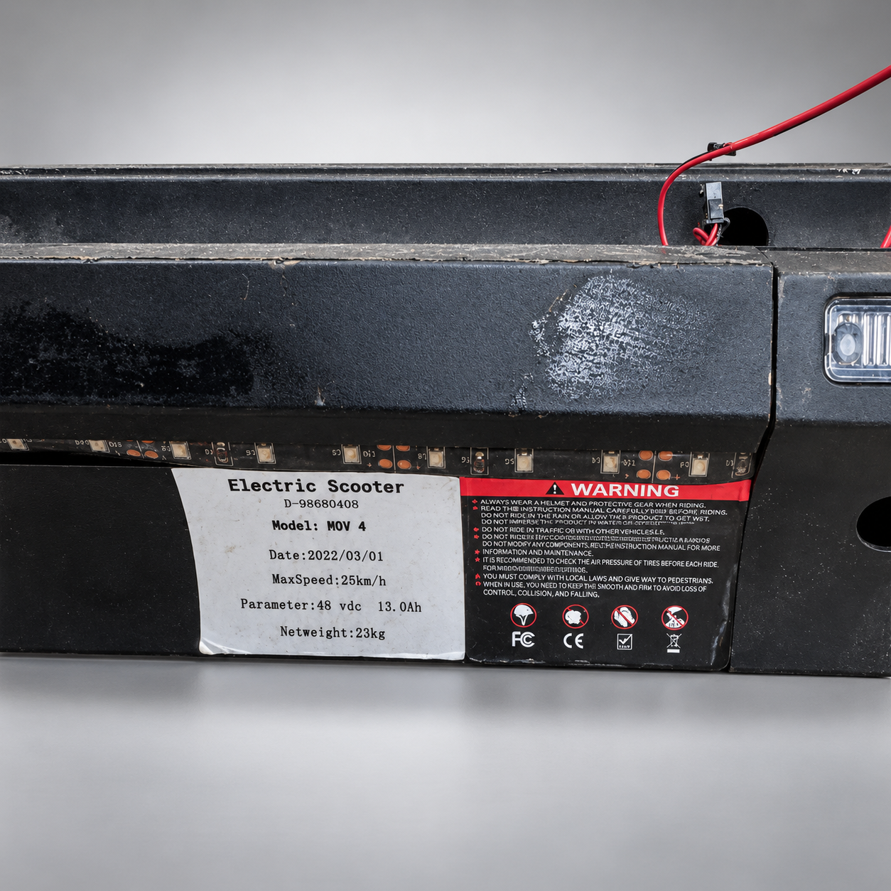 Chasis usado patinete eléctrico B-mov 4 — plataforma M365